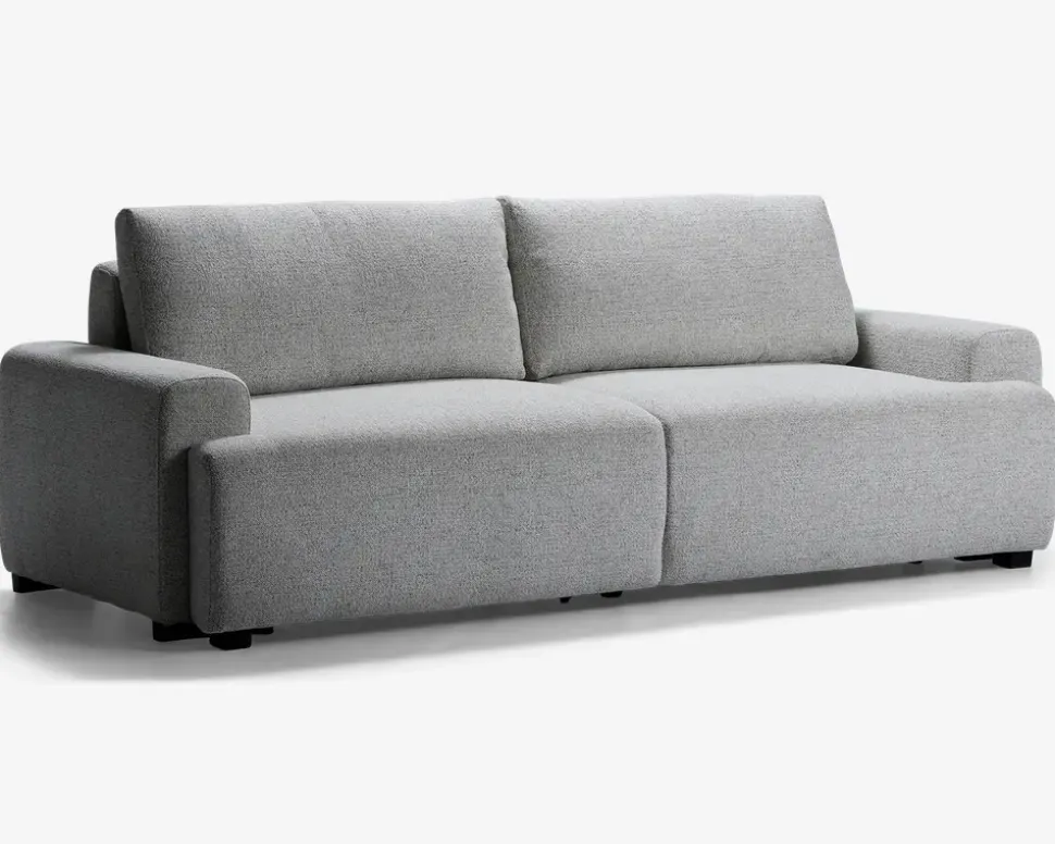 Sovesofa 3 pers. grå møbelstof