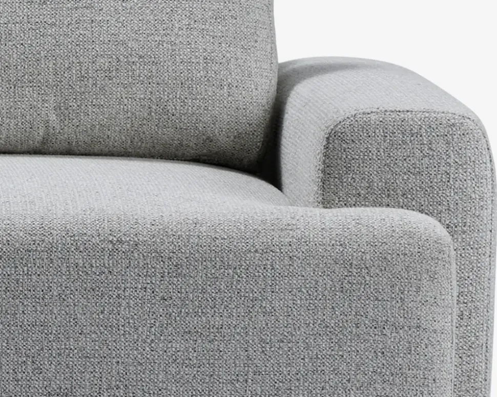 Sovesofa 3 pers. grå møbelstof