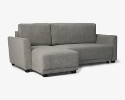 Sovesofa m/Chaiselong Beige