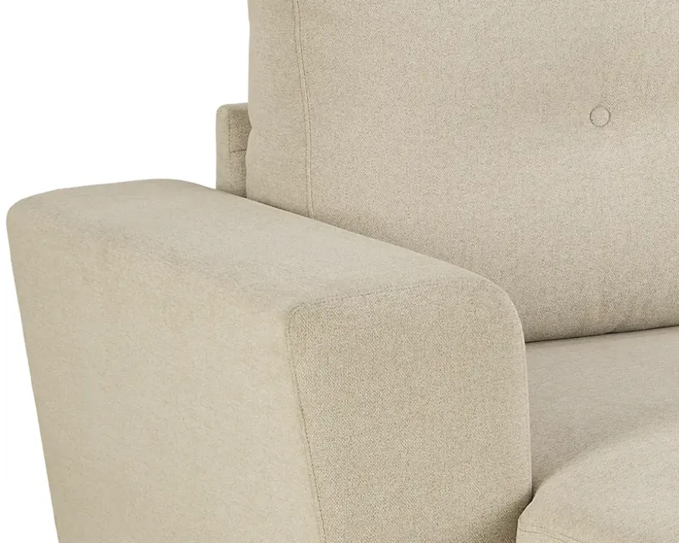Sovesofa m/posefjedre beige