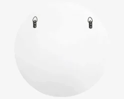 Spejl Cirkel Hvid Ø60 cm
