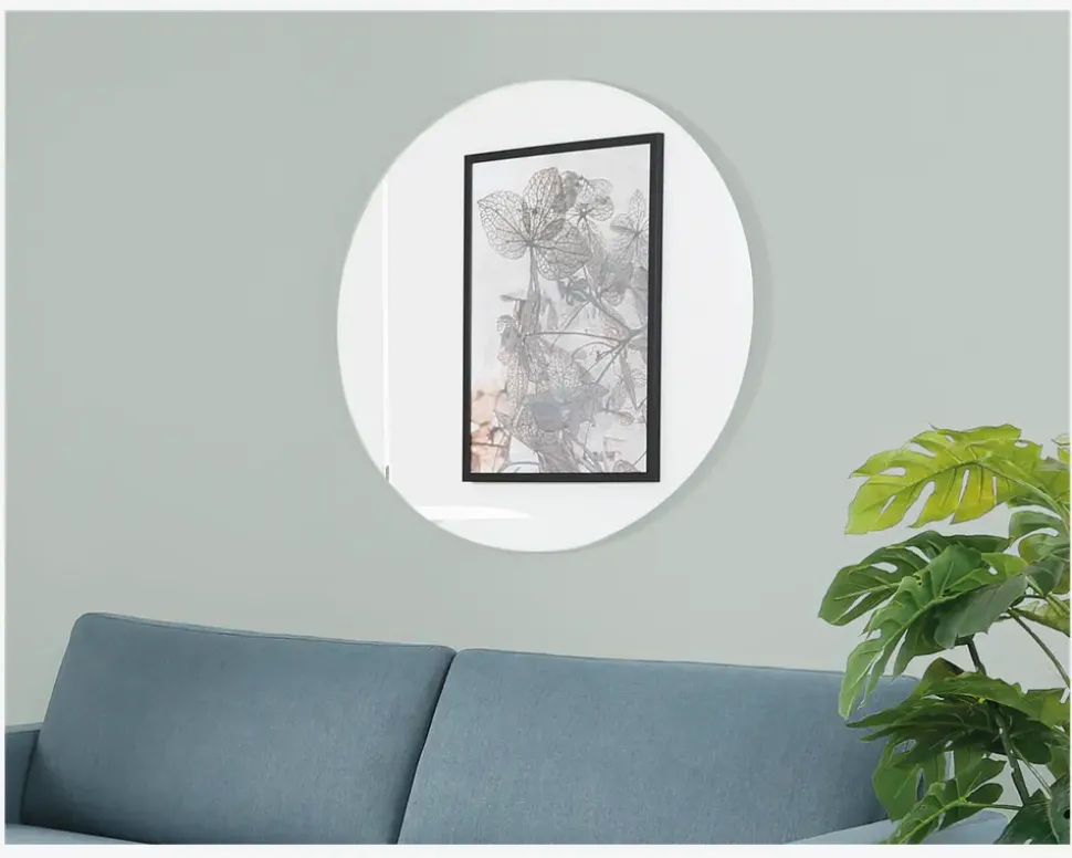 Spejl Cirkel Slim Ø70 cm