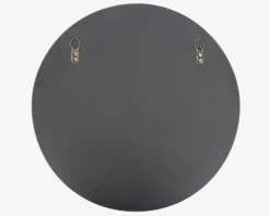 Spejl Cirkel Sort Ø60 cm