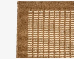 Tæppe Luxor dark-beige/hvid 140x200 cm