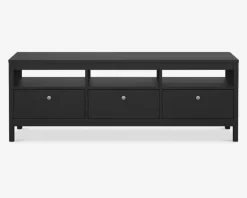 Tv-bord Madrid sort m/3 skuffer