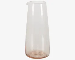 Vandkaraffel Glas Rosa 1,1L