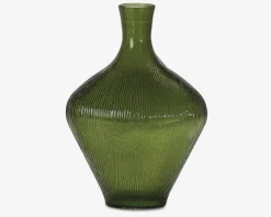 Vase grøn H. 27 cm