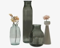 Vase hvid H. 40 cm