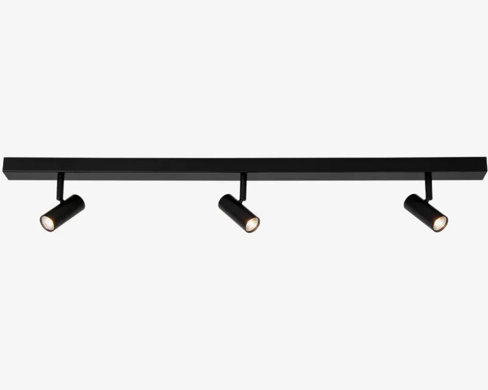 Væg-/loftlampe Omari 3 Sort