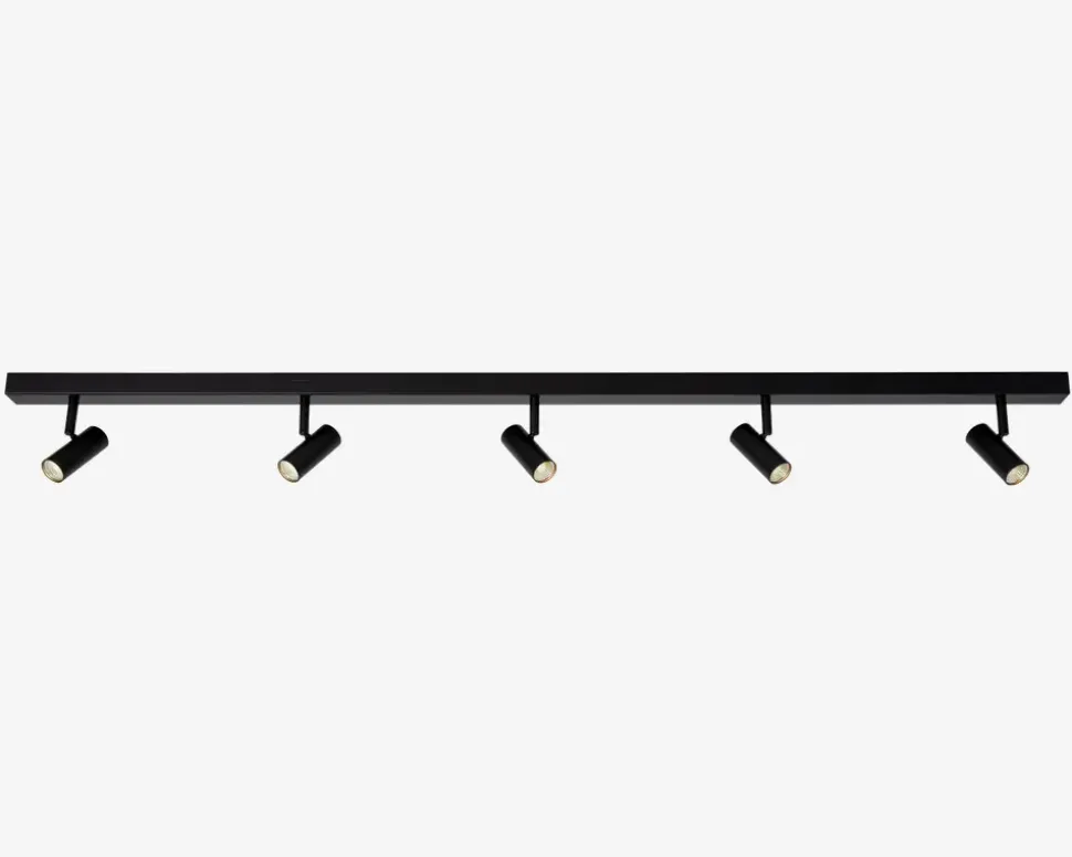 Væg-/loftlampe Omari 5 Sort