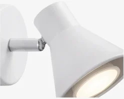 Vægspot Eik 1 Hvid