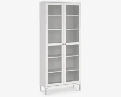Vitrine Roma i hvid