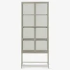 Vitrine Seaford H. 185,6 cm. grå
