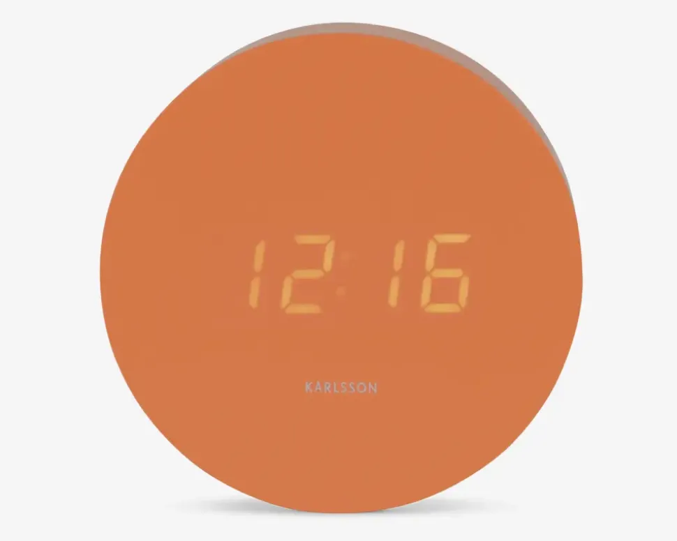 Vækkeur Spry orange Ø.9 x D.4,3 cm